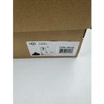 UGG  Disquette Black Suede Fur Cuff Slide Platform Slipper Shoes Size 7 Women New Photo 14