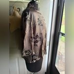 ZARA Vintage sequin satin formal layering top, size medium Photo 3