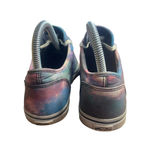 Vans ‎ Off The Wall Women's 6 Blue Cosmic Galaxy Skate Sneakers Lace Up Photo 6