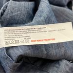 FatFace Chambray Shift Dress Boat Neck Elastic Neckline Short Sleeve Indigo 12 Blue Photo 4