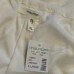 Maurice's Maurice’s Womens XL White Black Embroidered Gauze Maxi Dress Boho Vacation New Photo 5