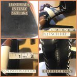 DIEGO DOLCINI BLACK, WHITE AND TAN PLATFORM HEEL T Photo 11