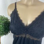 Soma Black Lace Trim Short Sleep Dress XL Photo 2