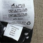 Maison Jules Medium Button Front Short Sleeve Black Top with White Polka… Photo 8