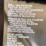 Celebrity Pink Red Puffer Jacket with Fur Hood L Juniors Photo 7