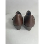 Earth Origins Women's Earth Origins Brown Leather Heels Clogs Size 8.5 M EUC! Photo 2