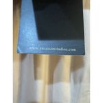 En Saison Puff Long Sleeve High Neck Smocked Size Medium Luncheon Neutral Pastel Pink Photo 5