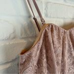 Dress the Population  Leanne Lace Mini Dress Light Pink Strapless Blush NWT XL Photo 1