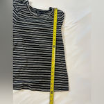 Miss Chievous  Black and White Striped Bell Sleeve Top Photo 3