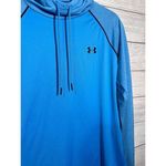 Under Armour Women's  HeatGear Loose Pullover Mock Neck Hoodie Blue Teal‎ Medium Photo 1