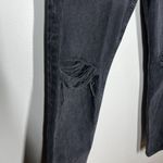 AGOLDE Sz 26 Distressed 90s Pinch Waist Straight Leg Howl Faded Black Jeans Photo 3