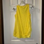 French Laundry  Yellow Polka Dot Ruffle Front Top size PM Photo 4