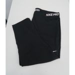 Nike  PRO Dri-FIT Womens 3X Black Compression Capris Athletic Pants Photo 6