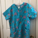 DC Comics FINAL MARKDOWN Ladies’ Super Girl Scrub Top (L) Photo 0