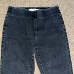 Soft Surroundings  Ultimate‎ Denim Pull-On Skinny Jeans Washed Black Medium 10-12 Photo 3
