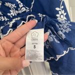 Farm Rio  Blue Long Sleeve Blouse Photo 4