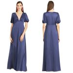 Sachin + Babi NWT Alli Gown Deep Cobalt Size 4 S221B07-409 Photo 1