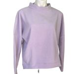 Dudley Stephens NWT,  Binney Boat Neck Sweater Lavendar Terry Fleece, Sz S Photo 4