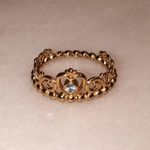 Pandora Rose Gold Princess Crown Ring 8 Photo 0