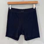 SKIMS  Women's Cotton Rib Boxer Black Medium Photo 7