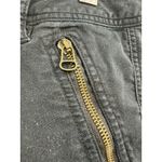 Ralph Lauren Polo Pants Womens 6 Black Cargo Moto Zip Pockets Ankle Zippers Photo 2