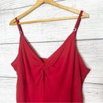 Cacique  Sheer Red Lingerie Night Gown Long Slip Dress  Size 22/24 Photo 1