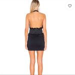 NBD  Denim Smocked Waist Halter Mini Dress Small Photo 15