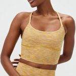 Outdoor Voices  | Flow Freedom Athletic Crop Tank Top in Yellow Sunset Size Small Photo 0