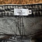 Windsor  Black and Gray Frayed Jean Shorts Photo 1