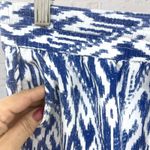 Joie  Layana Silk Shorts L Blue White Ikat Print EUC Photo 7
