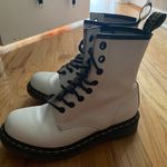 Dr. Martens Doc Martens White 1490 Leather Lace Up Boots Photo 3