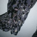 ALC Frank A.L.C. 4 Gorgeous Black Bronze Long Sleeved Formal Luxurious Top Photo 8