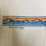 Vintage Mazatlán, Mexico Dolphin Unisex White T Photo 2