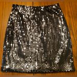Cache  Black Sequin Encrusted Lined Mini Pencil Skirt Size Small Vintage 1970s‎ Photo 6
