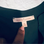 Gibson Latimer Gibson & Latimer Blouse Top V-Neck 3/4 Sleeve Casual Dark Green‎ XL Photo 2