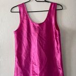 Vintage 80s Night Magic Malibu Pink Silky Lingerie Camisole Tank Top Size Medium Photo 6