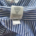 Blair NEW! Striped Floral Embroidered Pin Strip Pocket  Blouse Size 3X Photo 6