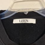 LEEN WOMENS ORION TERRY VEST ORGANIC COTTON BLACK LARGE 10/12 Photo 2