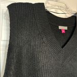 Vince Camuto women’s  black oversized sweater vest NWT Photo 2