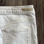 Pilcro and the Letterpress  High-Rise White Flare Jeans 31 Women’s Cropped Photo 8