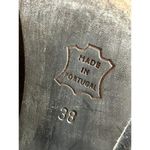 Free People Cecile Suede Block Heel Boot Size 38 8 Black LEATHER FESTIVAL BOHO Photo 6