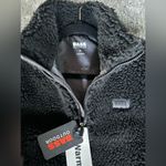 Bass Pro Shops Bass Outdoors Faux Sherpa Fleece Full Zip Women's Hiking Vest Jacket L NWT Black Photo 7