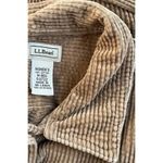 VTG LL Bean Thick Wide Wale Corduroy Chore Shirt Jacket Sz Reg M Khaki Retro 90s Tan Size M Photo 7