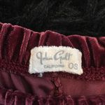 Brandy Melville Rare burgundy red velvet shorts Photo 1