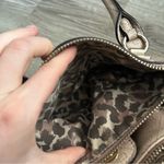 Guess Beautiful  Women's Tan Beige Logo Print Large Tote Bag Handbag Purse Photo 6