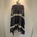 Paper Crane Anthropologie  reversible fringed tassle sleeveless cardigan … Photo 2