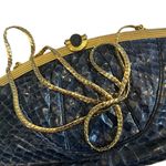 Judith Leiber Snakeskin Trojan Warrior Cameo Clasp Shoulder Bag Purse Clutch Photo 10