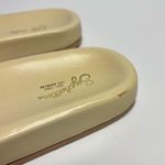 Seychelles Trilogy Slides in Ivory/Platinum Two-Tone Leather Photo 7