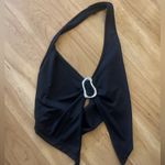 Source Unknown Boho Rock Moto Y2K Halter Crop Top Grunge Goth Laces Whinsigoth Size Small Photo 2