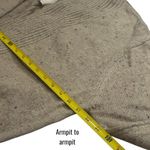 easel NEW  Tan Multicolor Micro Dot Ruffle Cardigan Holiday Wool Blend Cozy L Photo 9